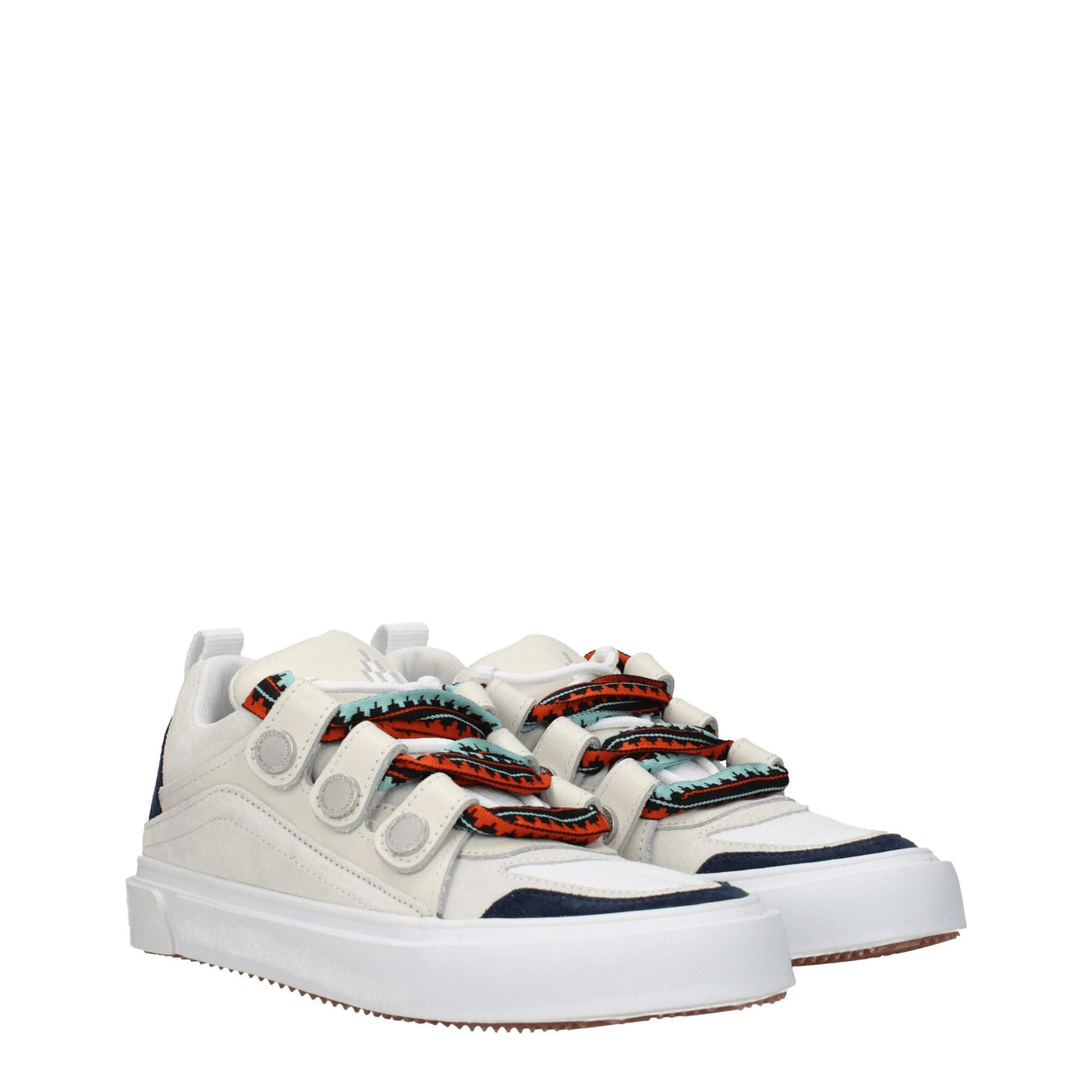 Marcelo Burlon beige lederen lage toppen