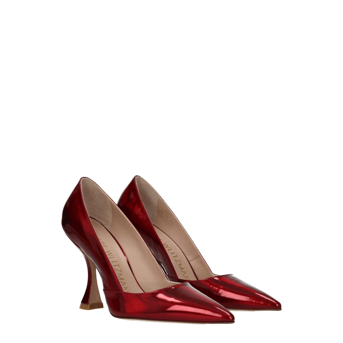 Stuart Weitzman Red Leather Heels