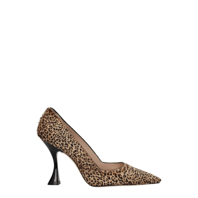 Stuart Weitzman Beige Horsehair Heels