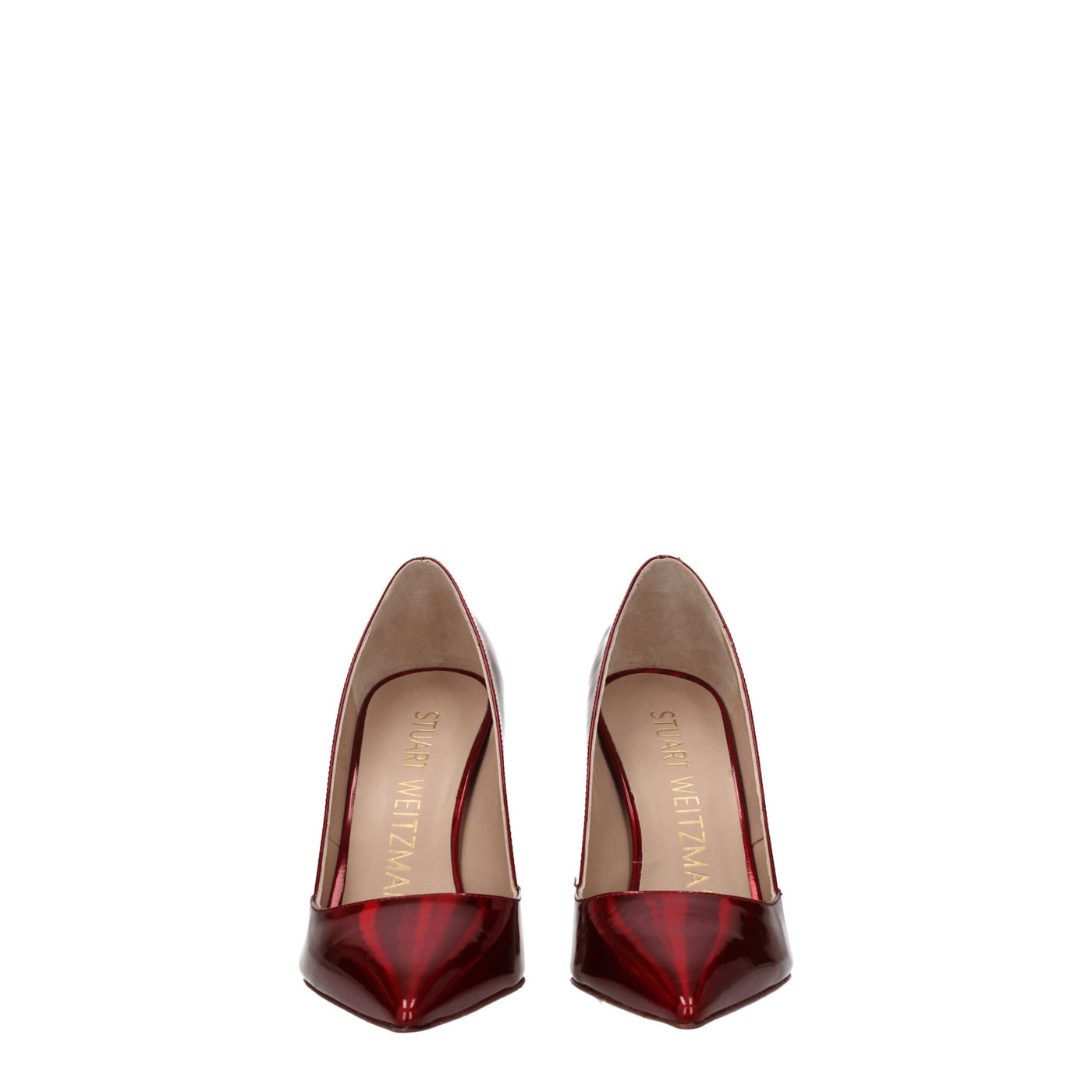 Stuart Weitzman Red Leather Heels