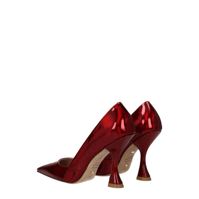 Stuart Weitzman Red Leather Heels