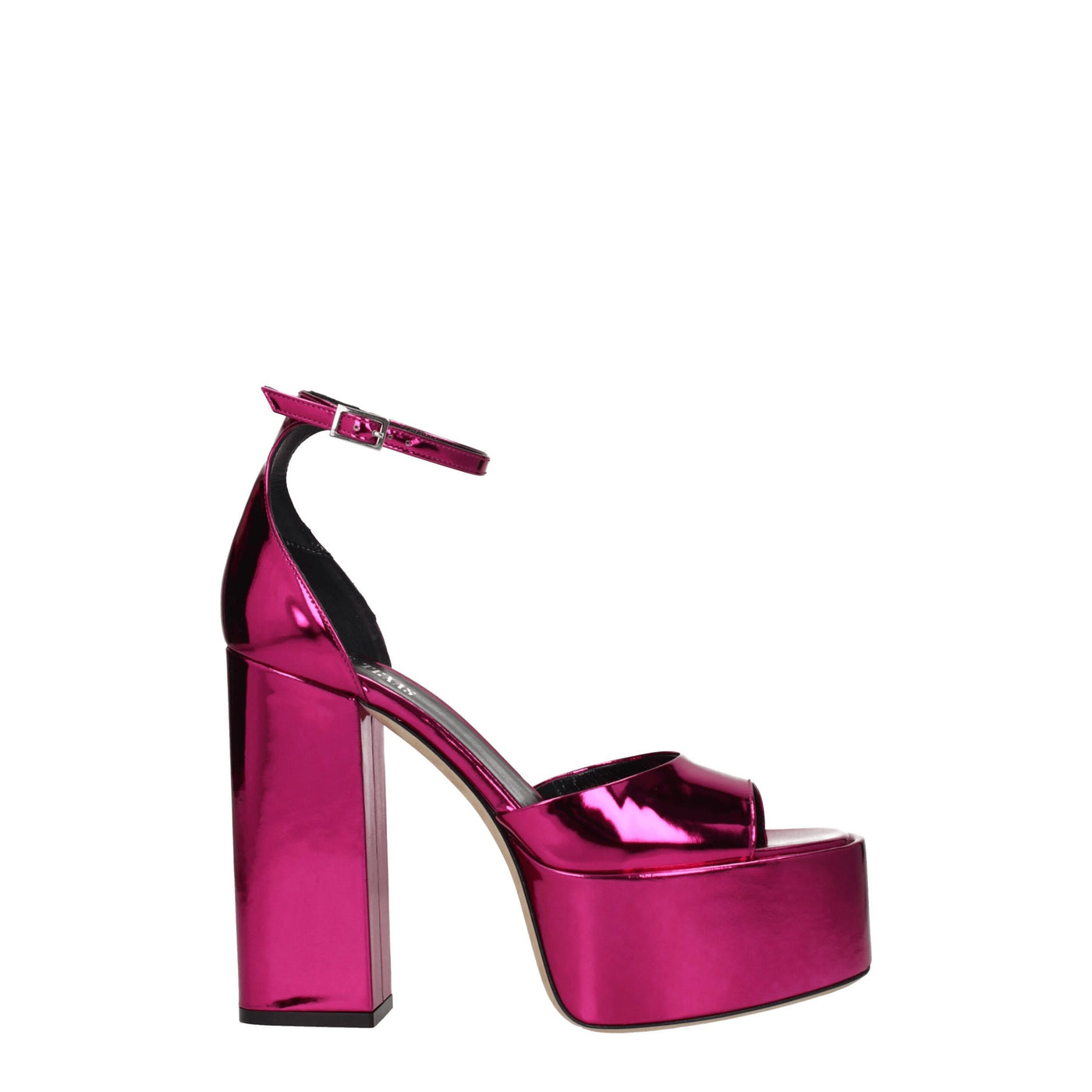 Paris Texas roze leren plateaus