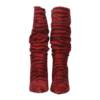 Paris Texas Red Leather Ankle Boots