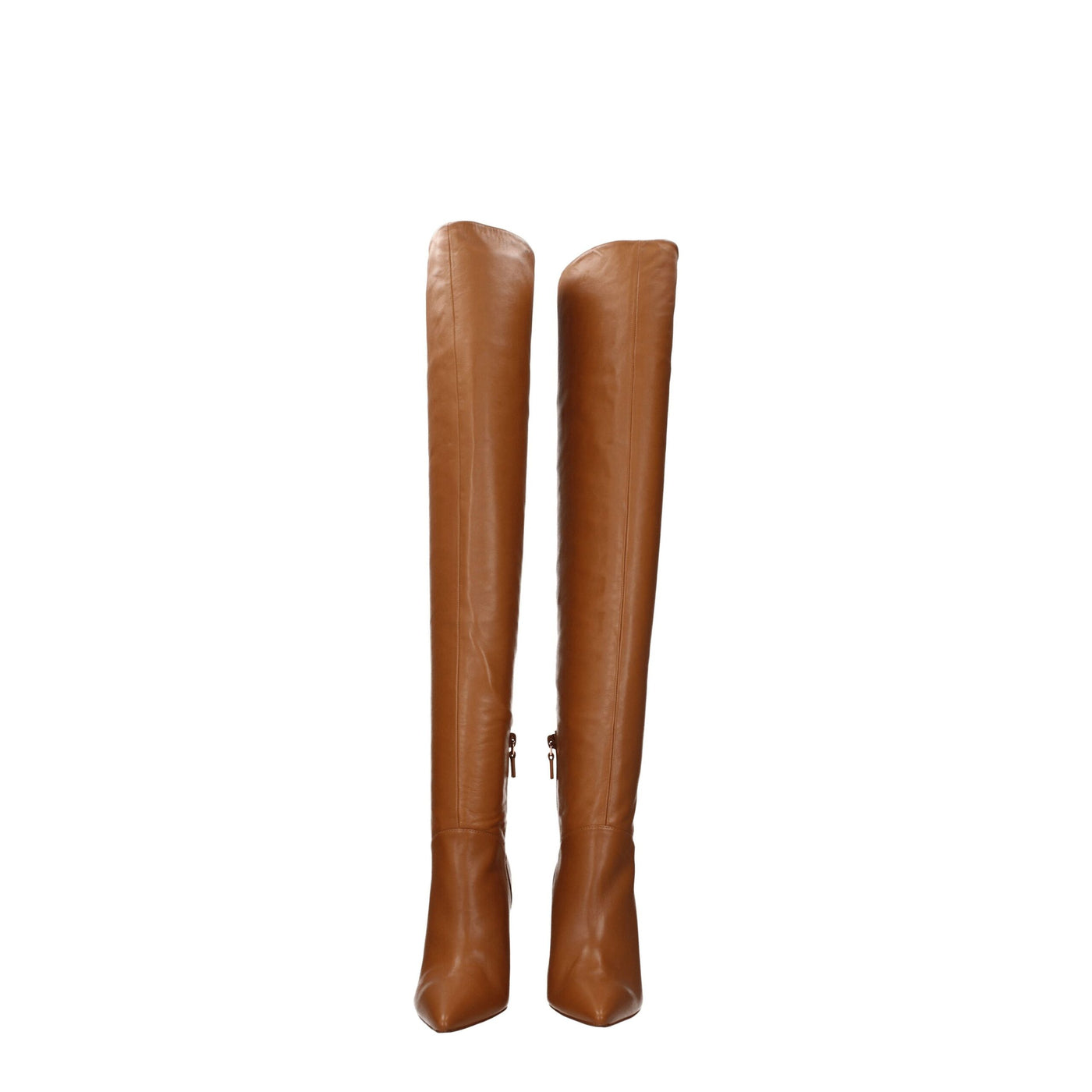 Cuissardes en cuir marron Stuart Weitzman