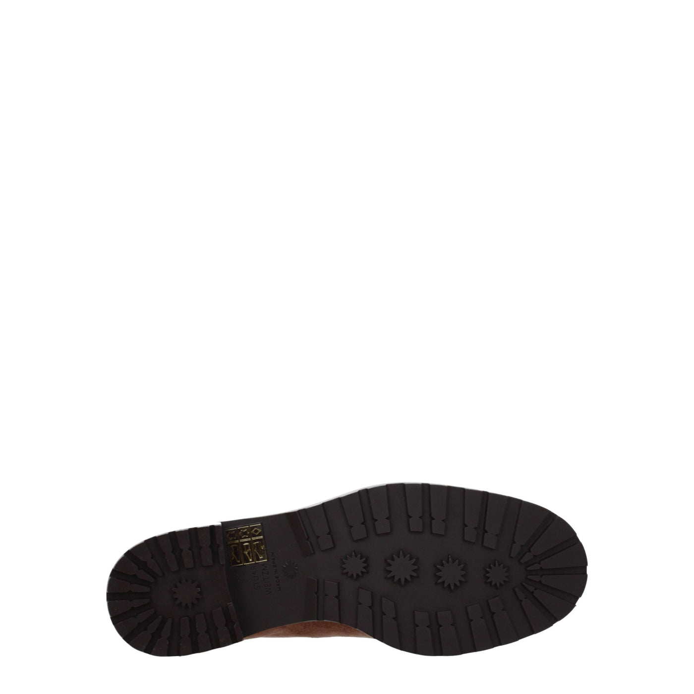 Stuart Weitzman Bruine Leren Enkellaarsjes