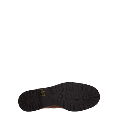 Stuart Weitzman Bruine Leren Enkellaarsjes
