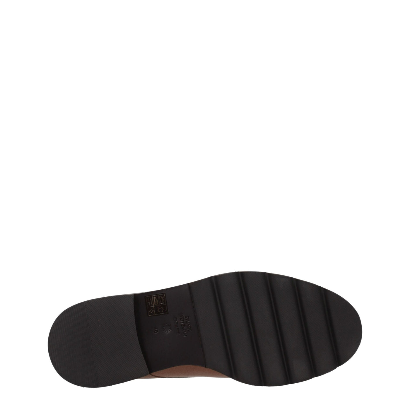 Stuart Weitzman Bruine Leren Enkellaarsjes