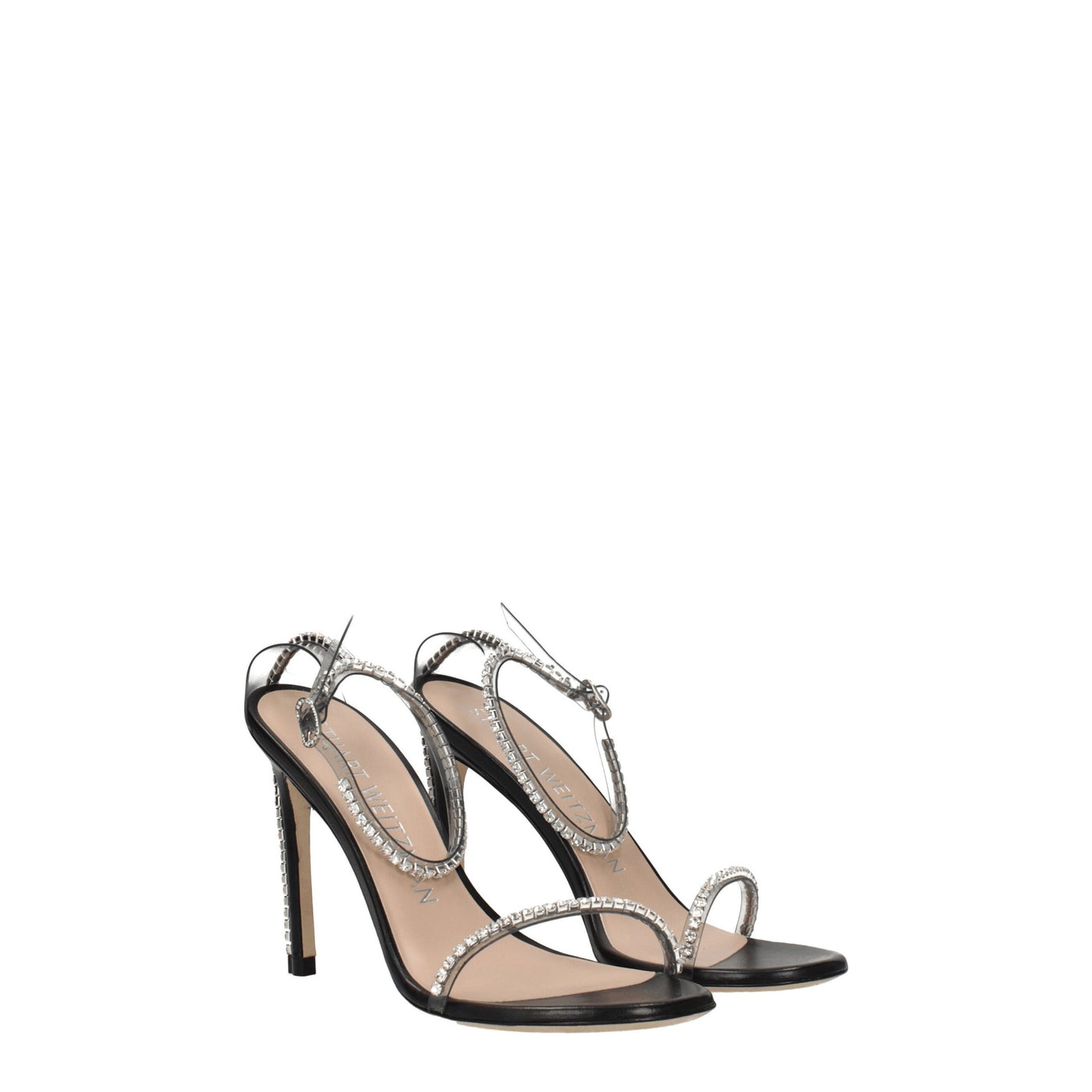 Stuart Weitzman Transparante Pvc Stiletto Hakken Sandalen