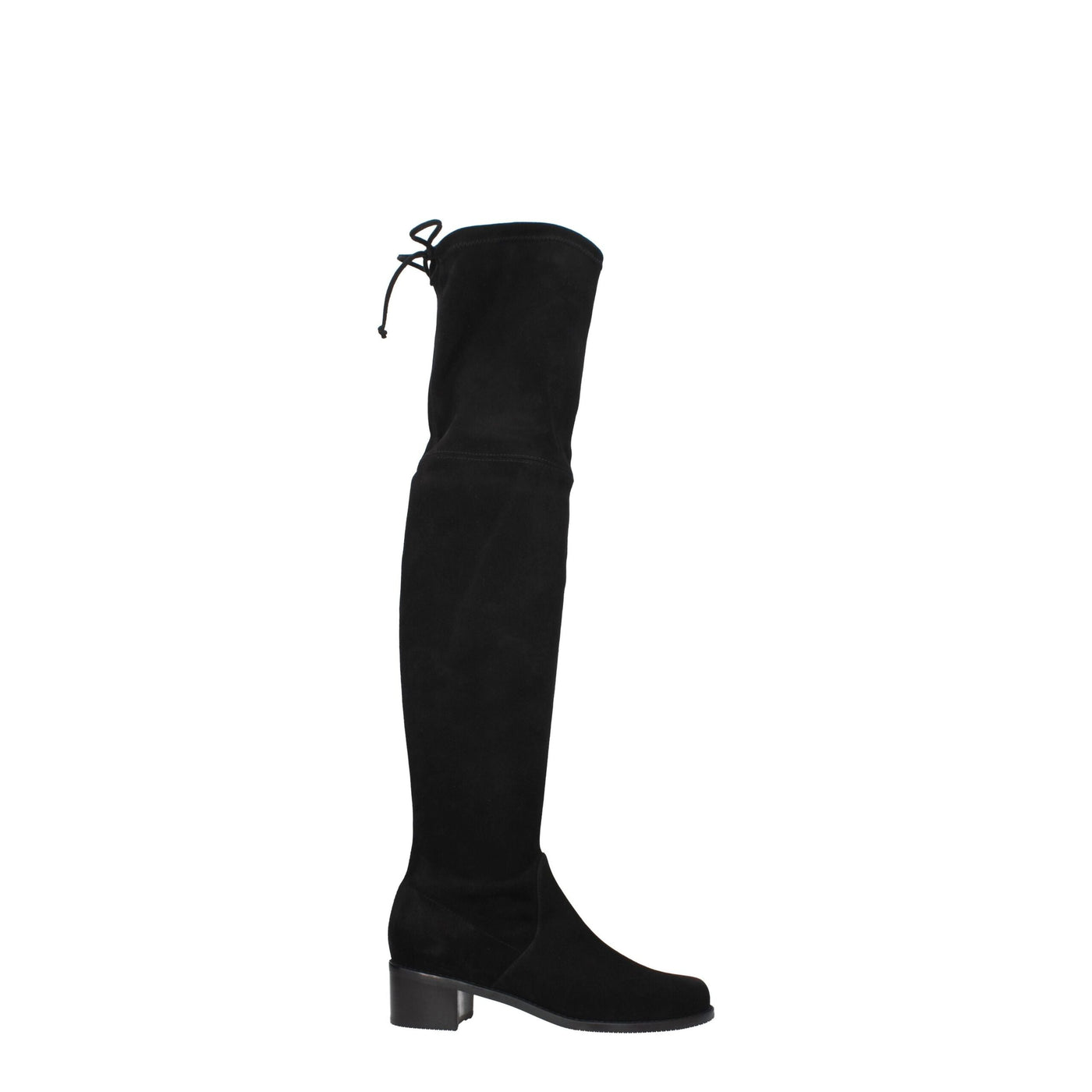 Stuart Weitzman Zwart Leren Overknee