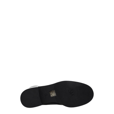 Stuart Weitzman zwarte leren enkellaarsjes