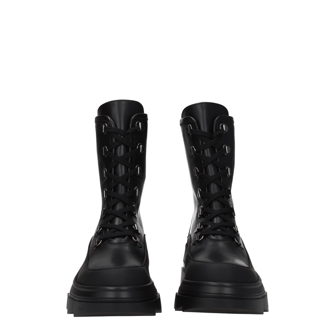 Stuart Weitzman zwarte leren enkellaarsjes