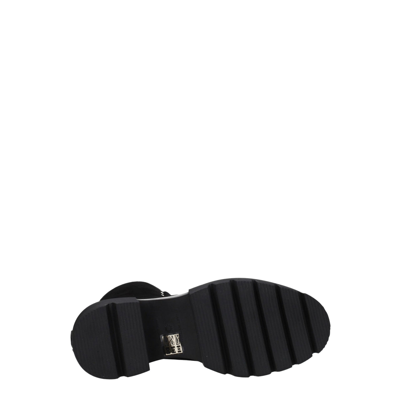 Stuart Weitzman zwarte leren enkellaarsjes