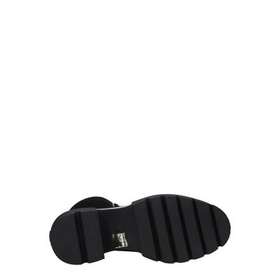 Stuart Weitzman zwarte leren enkellaarsjes
