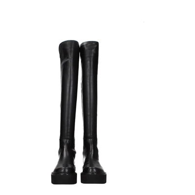 Stuart Weitzman Zwart Leren Overknee