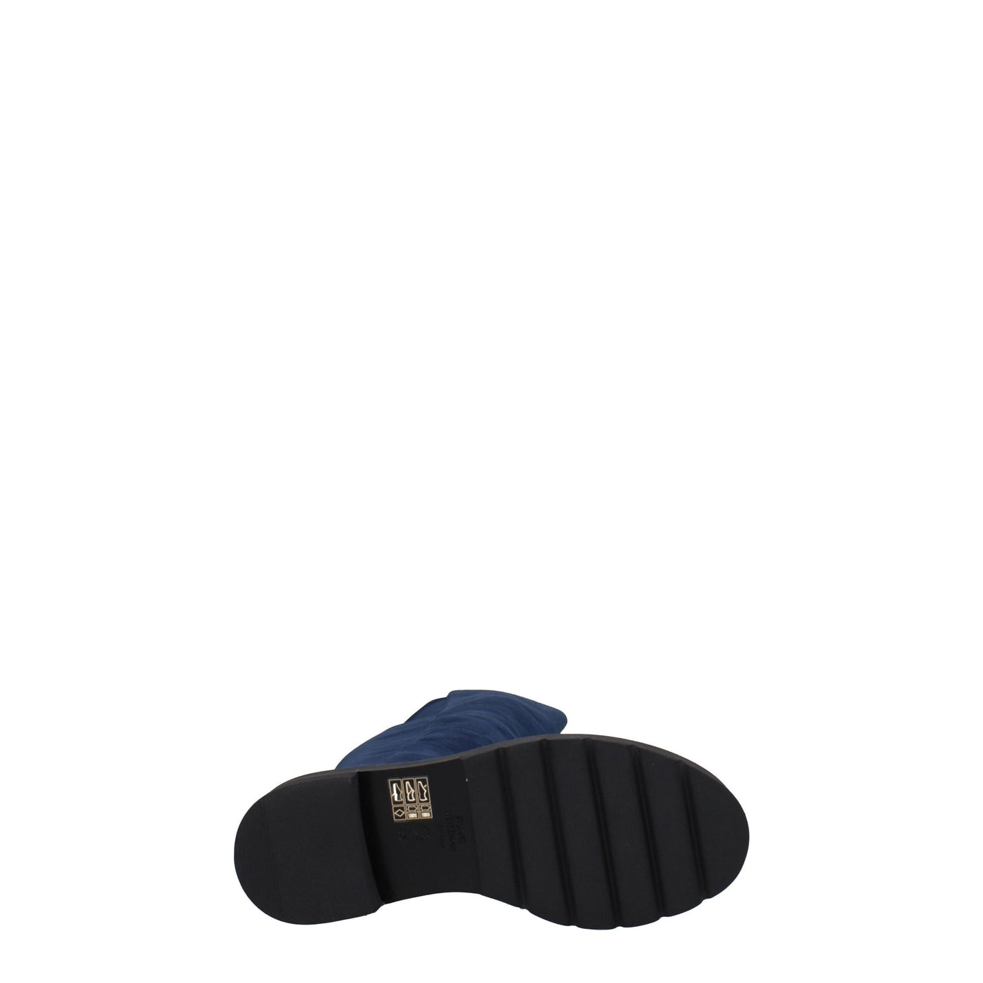 Stuart Weitzman Blauw Leren Overknee