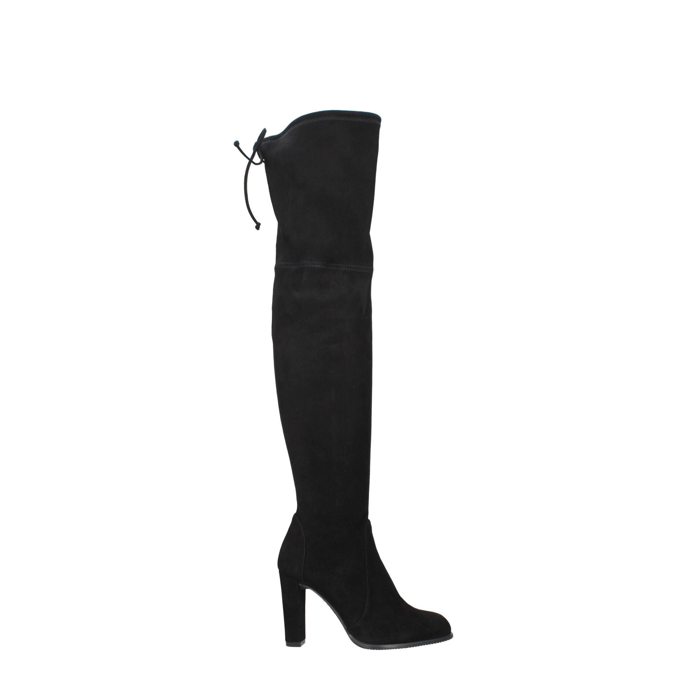 Stuart Weitzman Zwart Leren Overknee