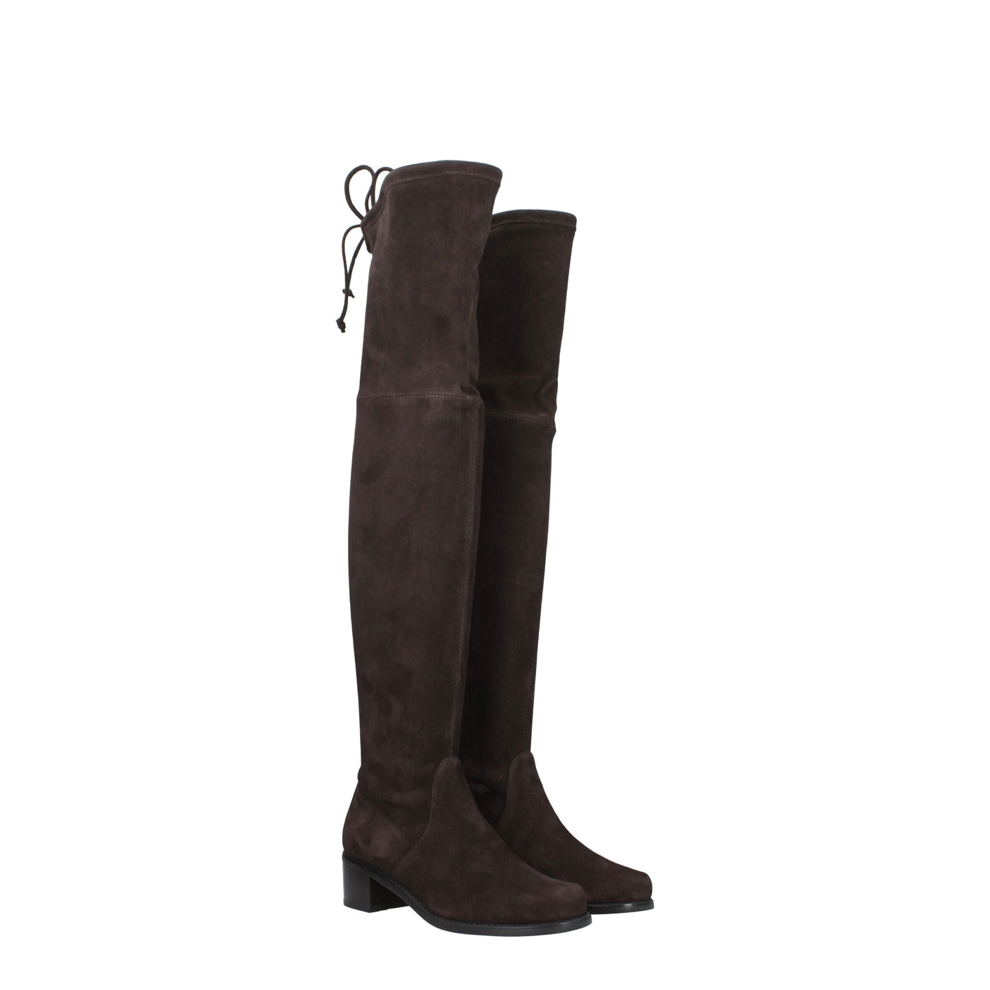 Cuissardes en cuir marron Stuart Weitzman