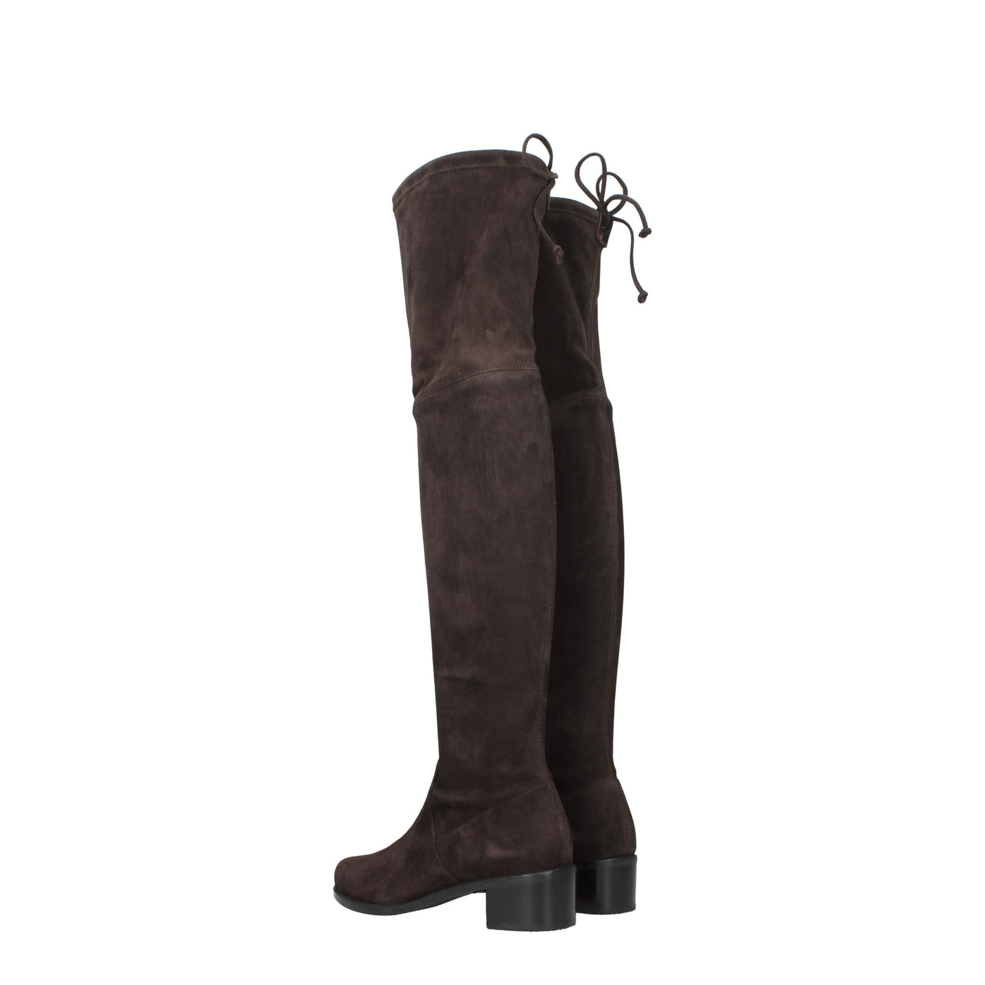 Cuissardes en cuir marron Stuart Weitzman