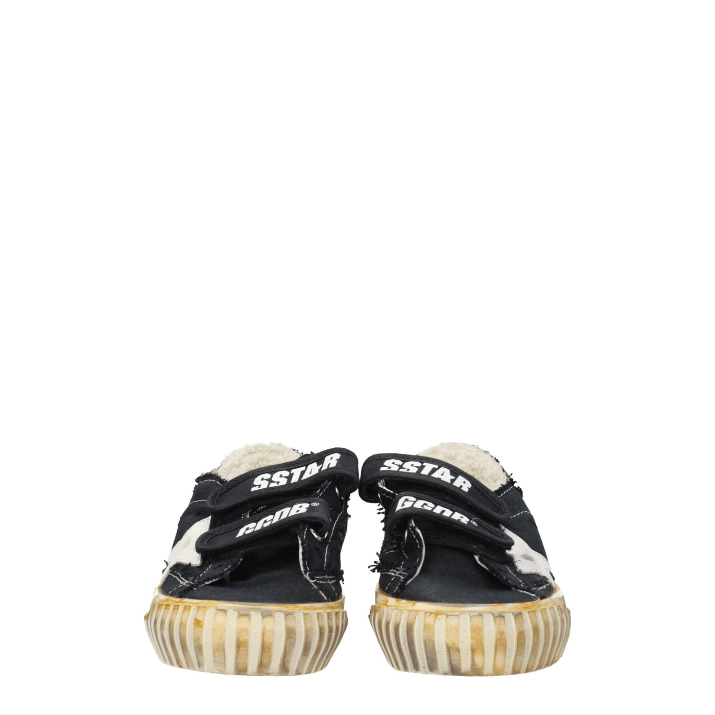 Golden Goose Black Fabric Sneakers