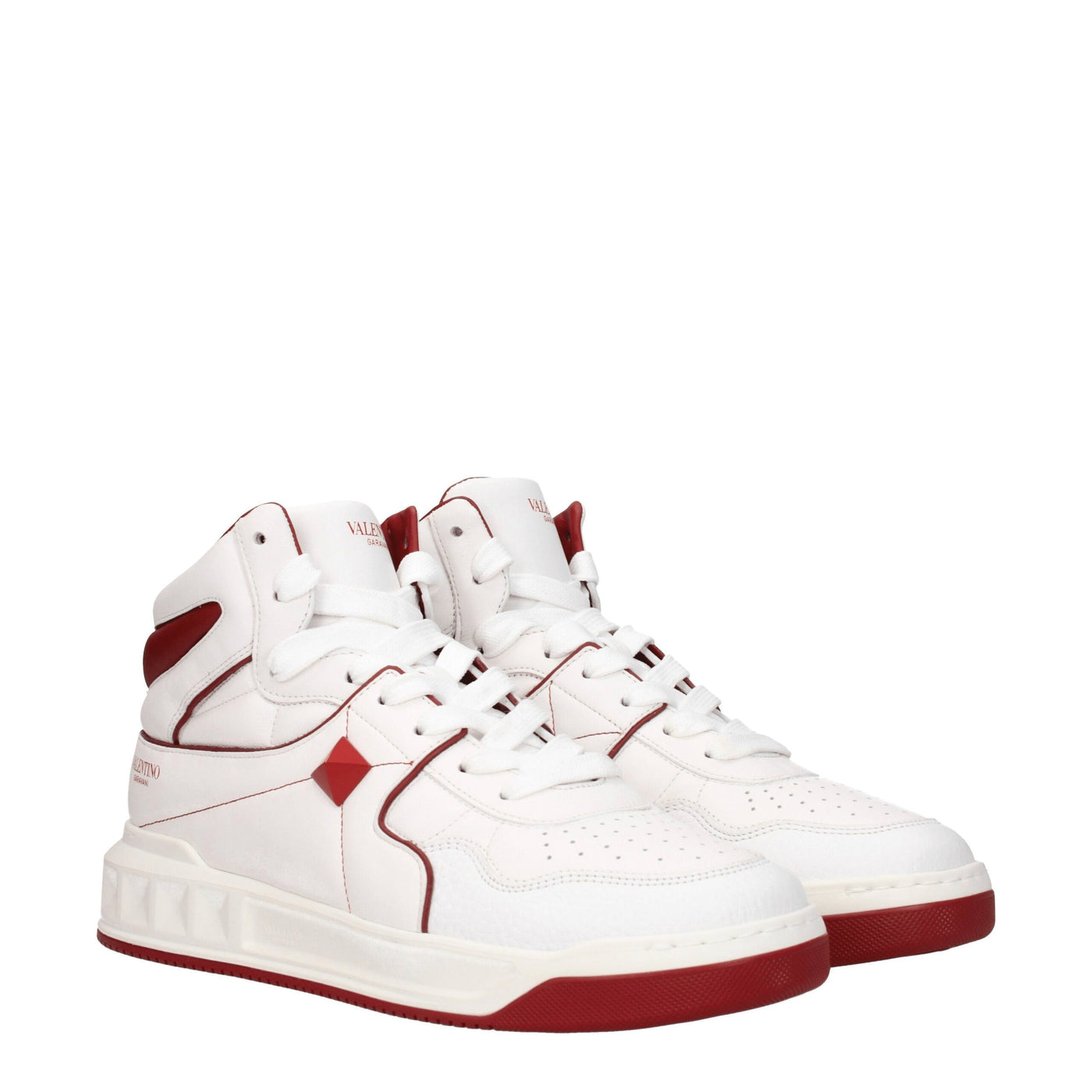 Valentino Garavani Witte Leren High Tops