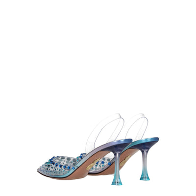 Aquazzura Transparante Pvc Stiletto Hakken Sandalen