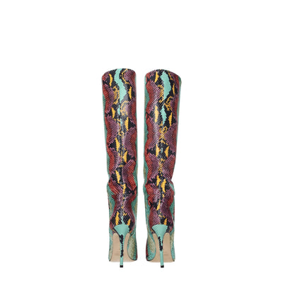 Paris Texas Multicolor leren laarzen met hoge hak