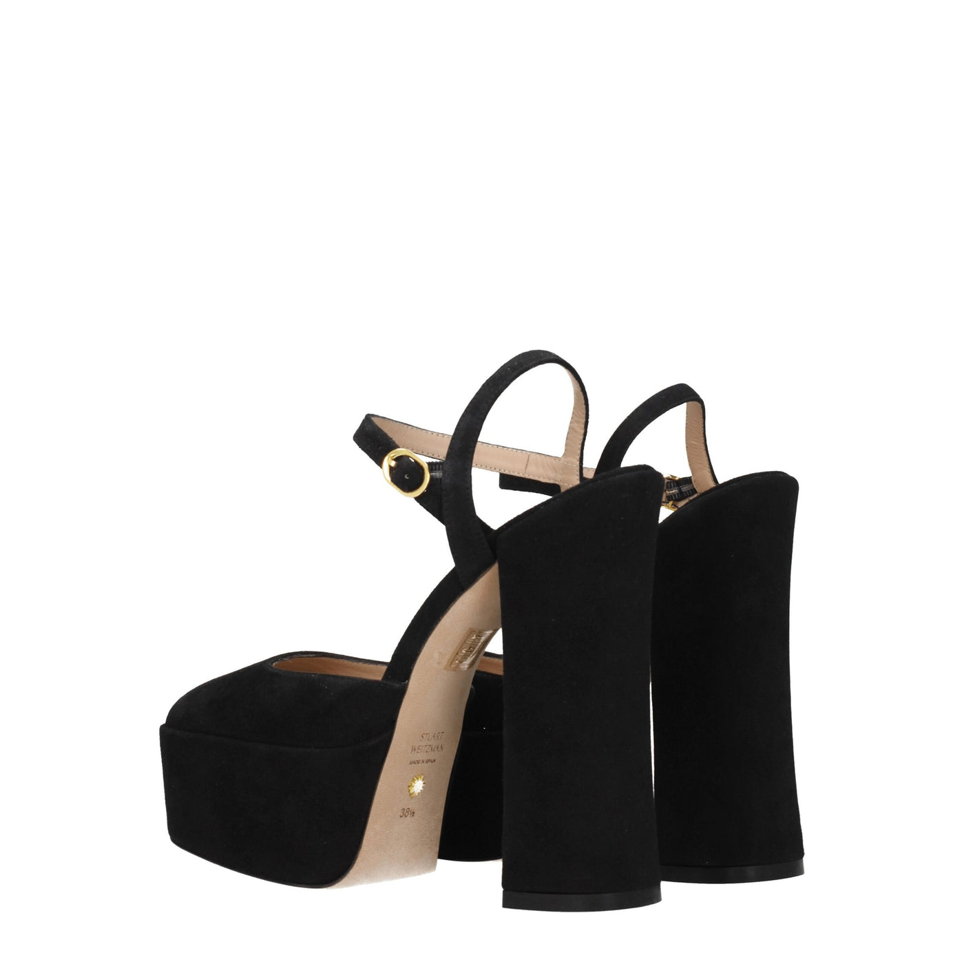 Stuart Weitzman - Plateformes en cuir noir