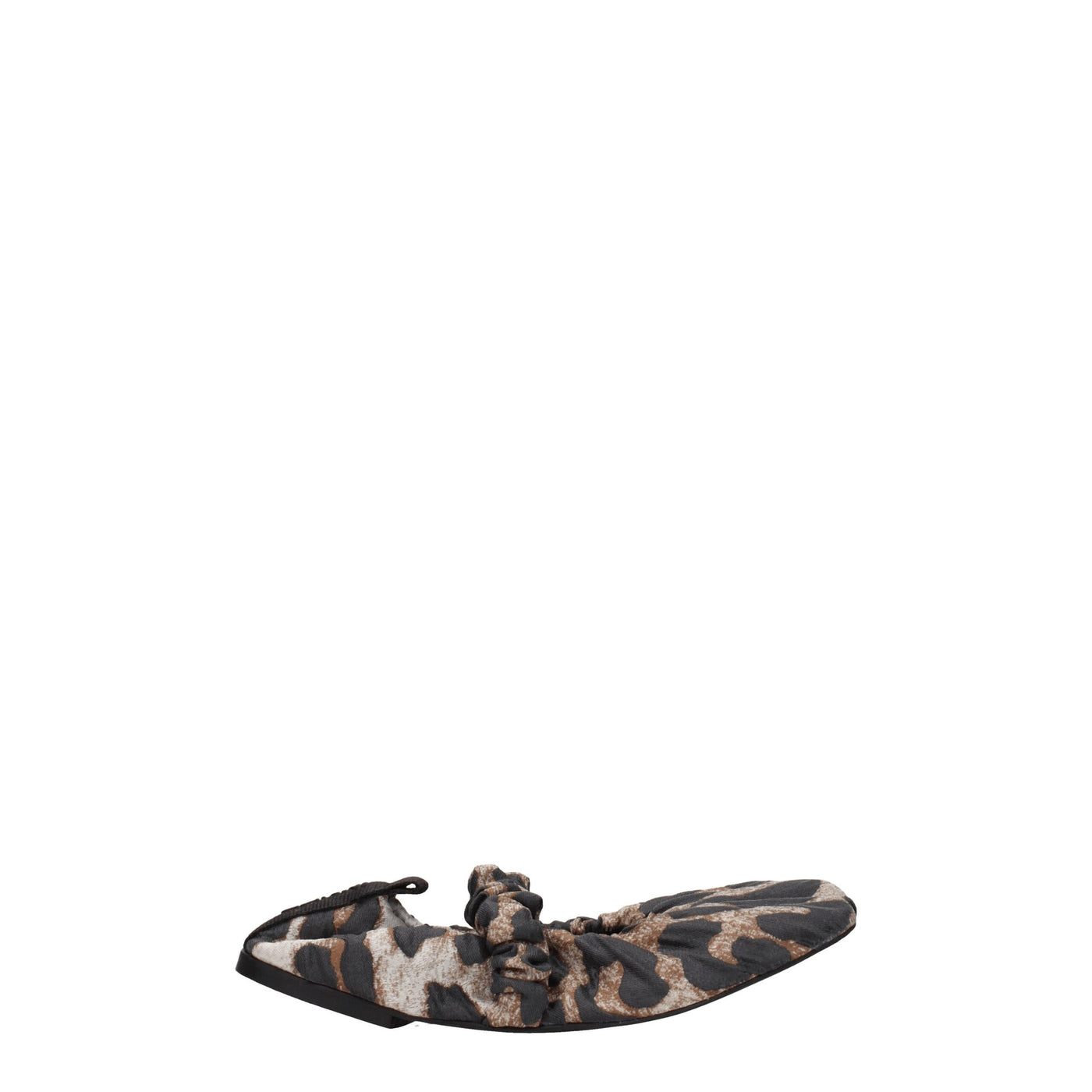 Ganni Beige Fabric Ballet Flats