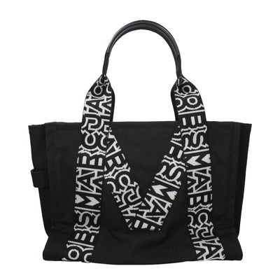 Marc Jacobs Black Fabric Shoulder Bags