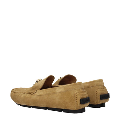 Versace beige leren instappers