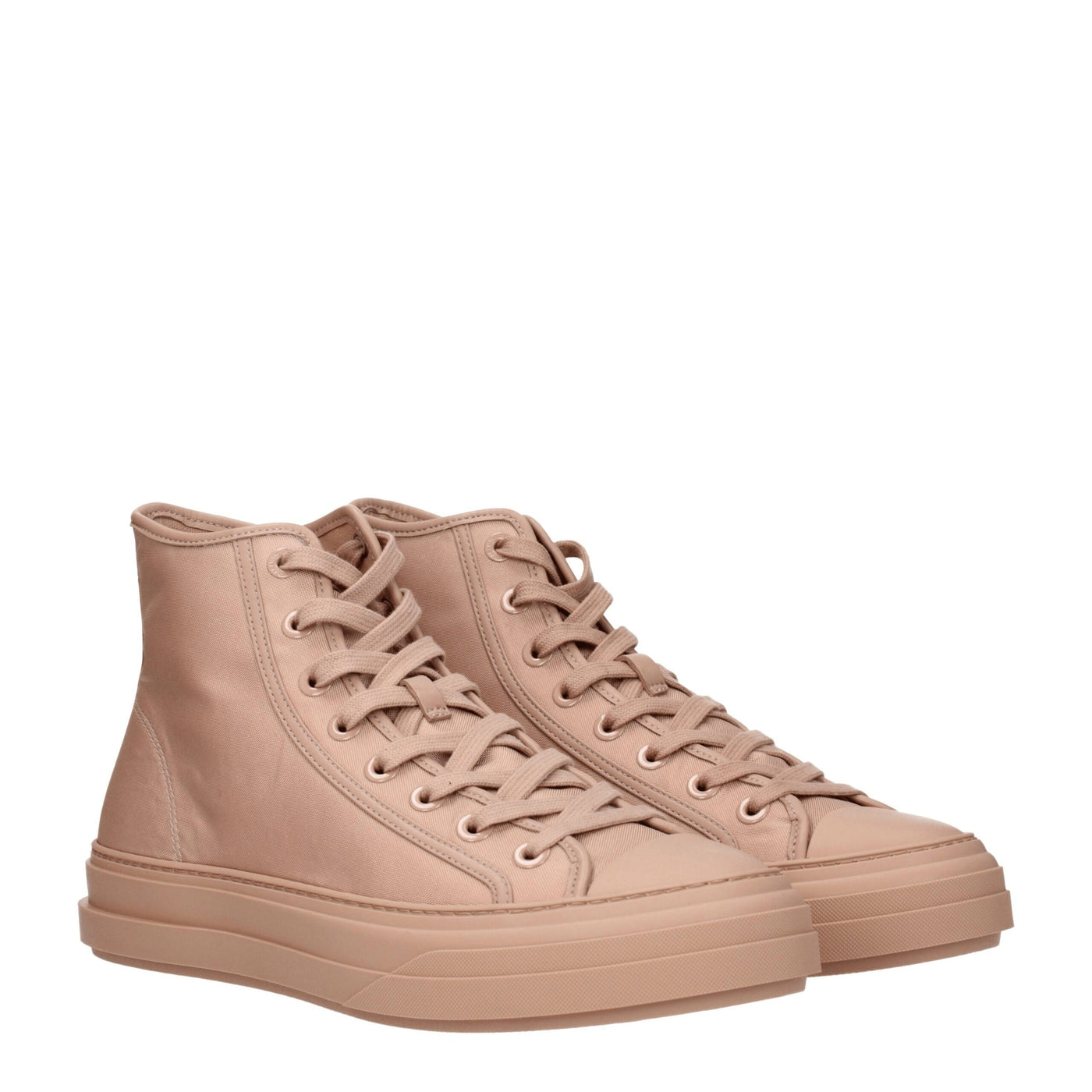 Valentino Garavani Roze Stoffen Hoge Tops