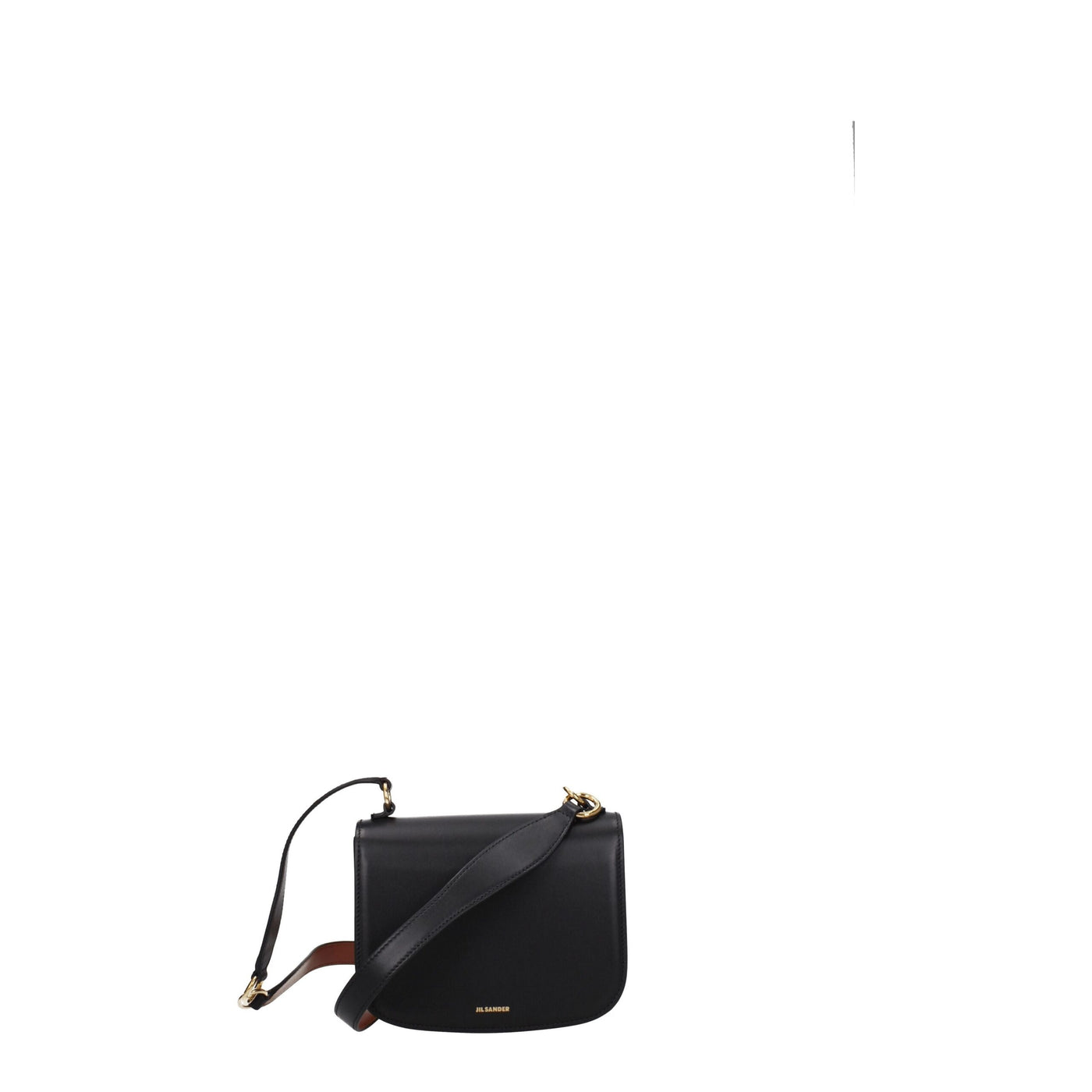Sacs à main en cuir noir Jil Sander