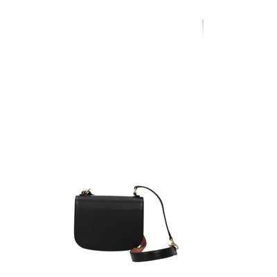 Sacs à main en cuir noir Jil Sander