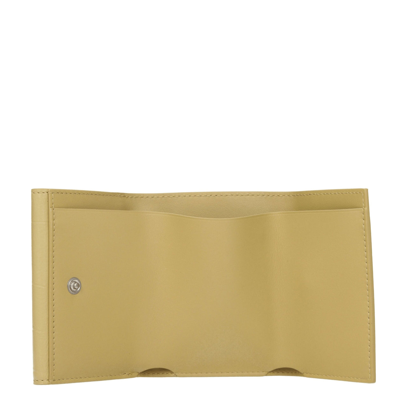Portefeuilles en cuir jaune Jil Sander
