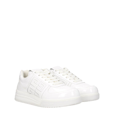 Givenchy Witte Leren Lage Schoenen