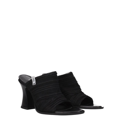 Premiata Black Fabric Platforms
