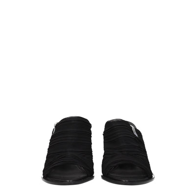 Premiata Black Fabric Platforms