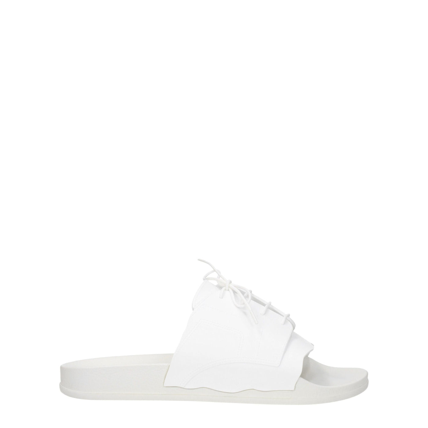 Sandales chaussons en coton blanc Maison Margiela