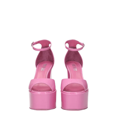 Paris Texas Pink Leather Platforms