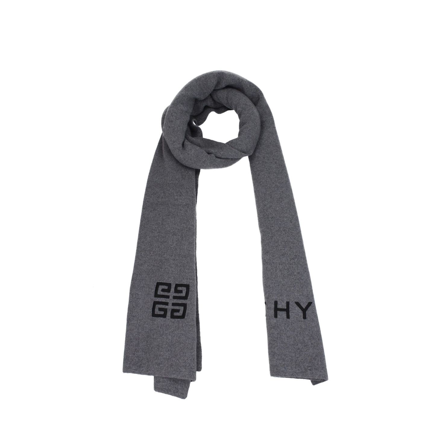 Givenchy Grijze Wollen Sjaals