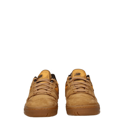 Baskets New Balance en cuir marron