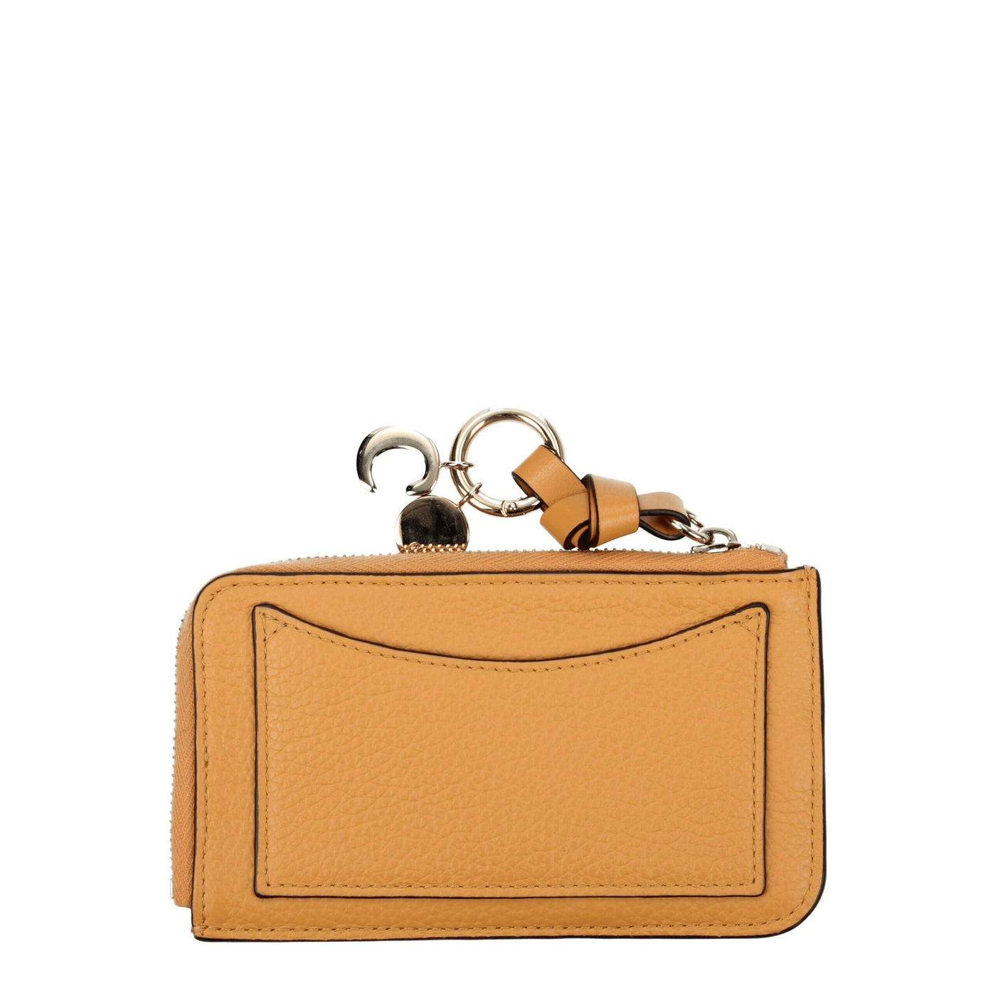 Chloé Oranje Leren Portemonnees
