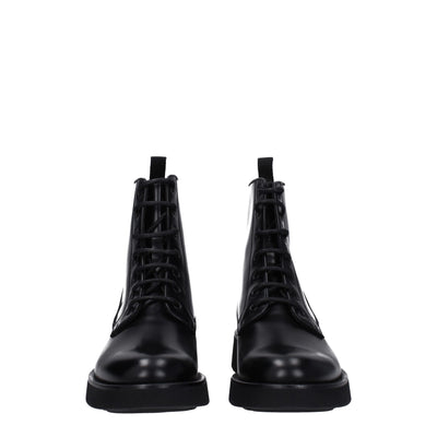 Church's Black Leather Ankle Boots
