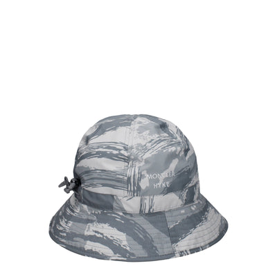 Chapeaux bobs Moncler en polyester gris
