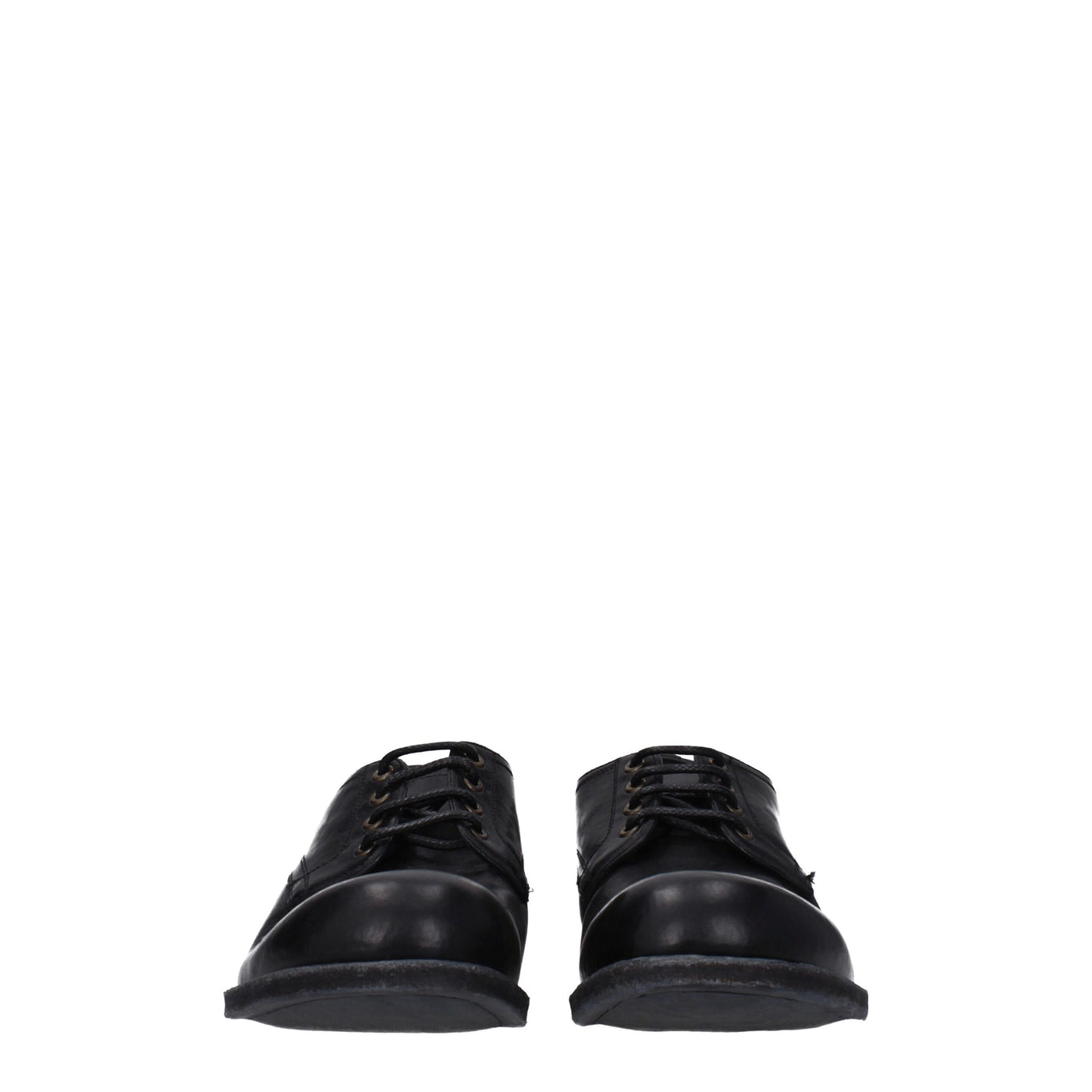 Dolce &amp; Gabbana Zwarte Leren Oxfords en Derbies
