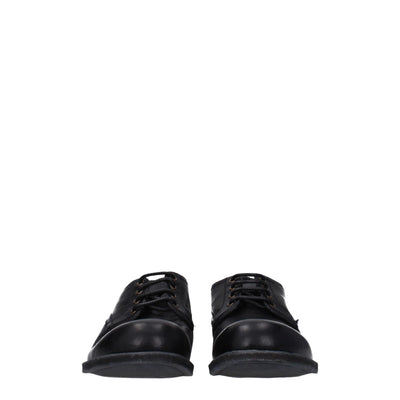 Dolce &amp; Gabbana Zwarte Leren Oxfords en Derbies