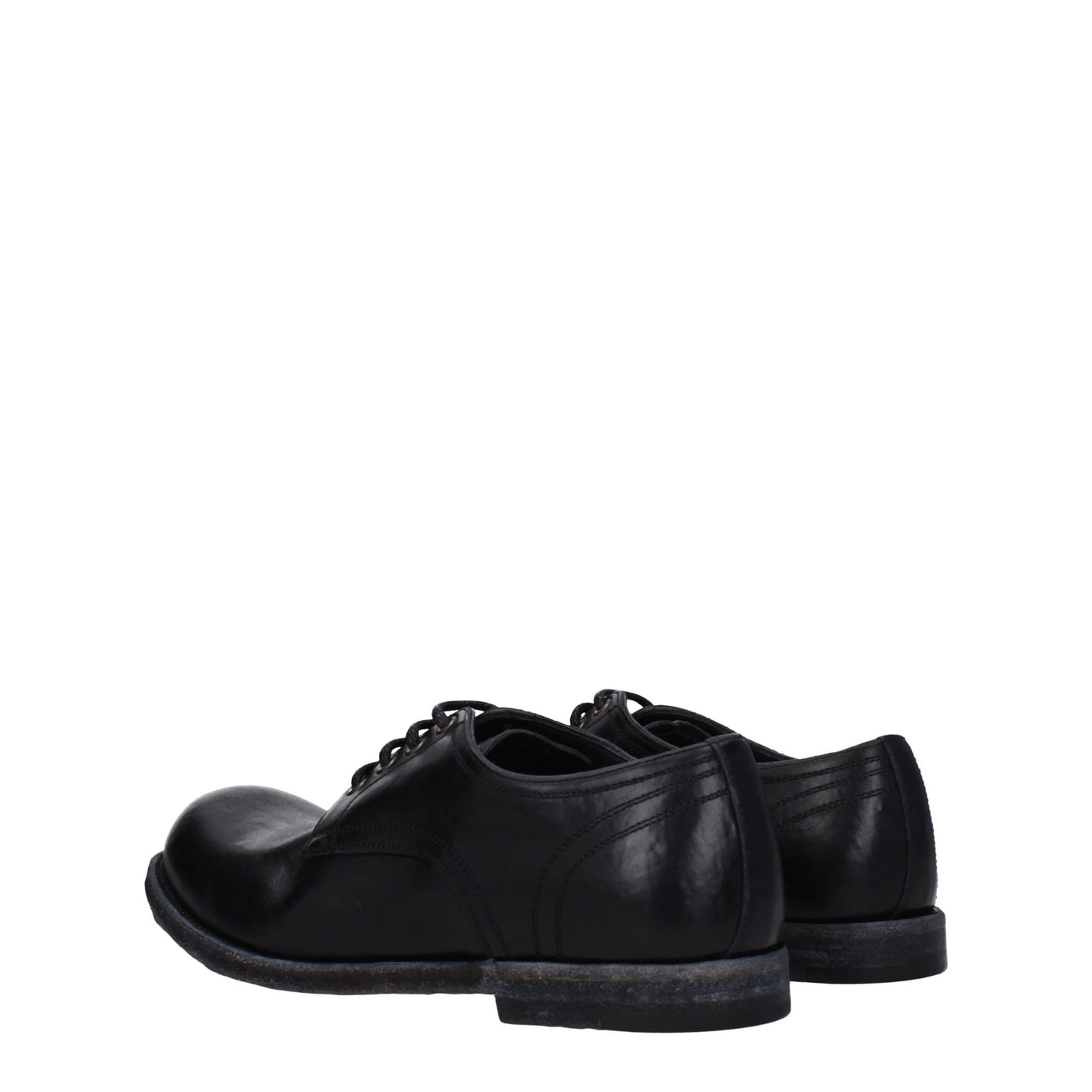 Dolce &amp; Gabbana Zwarte Leren Oxfords en Derbies