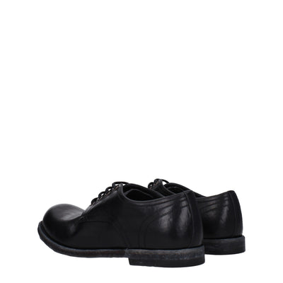 Dolce &amp; Gabbana Zwarte Leren Oxfords en Derbies