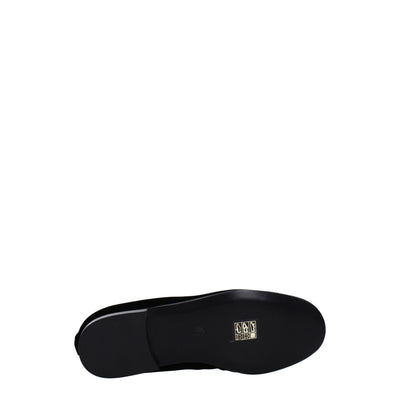 Palm Angels Zwarte Fluwelen Slip-On Loafers