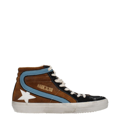 Golden Goose Bruine Leren High Tops